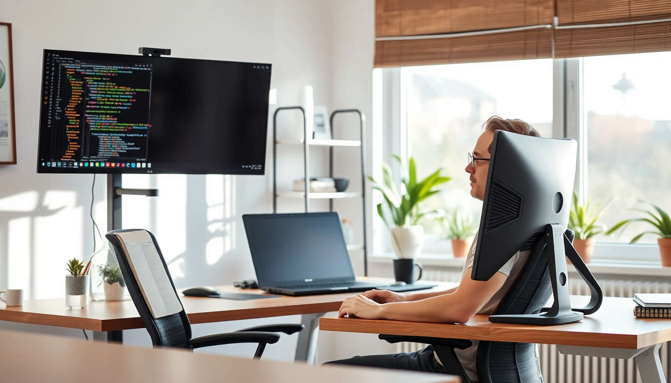 Adjusting your monitor setup plays a key role in preventing physical discomfort and supporting mental well-being for developers. This article covers practical tips on height, distance, and ergonomics to foster a healthier work environment and reduce risks of strain and fatigue.